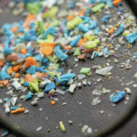 Zooming microplastics to create awareness to use biodegradable plates